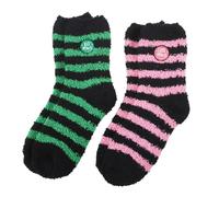 Diletto Gifts Set of 2 Good Witch and Bad Witch Fluffy Socks