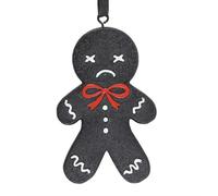 Diletto Gifts Spooky Gingerbread Man Hanging Ornament