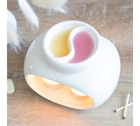 Diletto Gifts White Double Oil Burner