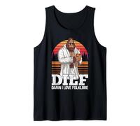 DILF Damn I Love Folklore Bigfoot Urban Legends Folktale Tank Top