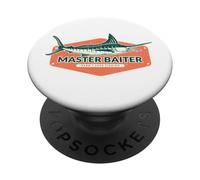 DILF: Darn I Love Fishing, Funny Fish, Master Baiter, Summer PopSockets Adhesive PopGrip