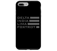 DILF DELTA INDIA LIMA FOXTROT MILITARY ALPHABET Case for iPhone 7 Plus/8 Plus