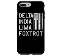 DILF DELTA INDIA LIMA FOXTROT US FLAG AMERICAN PATRIOT Case for iPhone 7 Plus/8 Plus