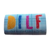DILF Novelty themed funny Chocolate Bar gift. For Birthdays, Christmas, Valentines, Anniversary, Easter, Mothers Day & Fathers Day (One Size, Mint Chocolate)