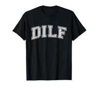 DILF VARSITY STYLE DAD OLDER MORE MATURE MEN T-Shirt