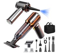 DiliDala Car Vacuum Cleaner, Portable Vacuum Cleaner 25000PA High Power, Mini Handheld Vacuum for Carpet Pets Hair, Compressed Air Duster Air Blower Car Hoover