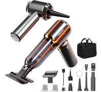 DiliDla Car Vacuum Cleaner, Powerful Handheld Vacuum Cleaner 26000PA, Upgraded Fast Charging, Mini Car Hoover 3 Speed Brushless Motor for Home Kitchen Office