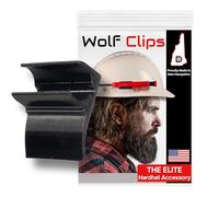 Diligence, Wolf Clips, Hard Hat Accessory Clips, Mechanical Carpenter's Pencil Holder, Compatible with Pica-Dry, Pica Fine Dry, Nicpro, Thorvald, STAGEEK, Hiboom, Affordable American Made, Black