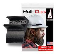Diligence, Wolf Clips, Marker Holder, Hard Hat Accessory Clip, Standard Hard Hat Slot Attachment, Affordable American Made, Black