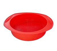 dility Silicone Cake Tins for Baking, Extra Large Cake Mould, Nonstick & Quick Release, Silicone Baking Tins for Cheesecake, Rainbow Cake and Layer Cake(9 Inch)