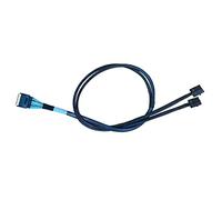 DiliVing 8X to 2* 4X, - 74Pin to 2* - 36Pin Cable 80cm(Broadcom MPN 05-60002-00)