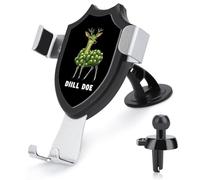 Dill Doe Funny Pickle Deer Trendy Car Cradles for Smartphone Car Phone Holder Automatic Clamp from 4.0 to 6.0 Inches