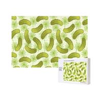Dill Pickles,300 Pieces Wooden Jigsaw Family Game Jigsaw Puzzles for Adults Teens Home Decor