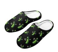 Dill with It Funny Pickle House Slippers Ladies Cotton Sandals
