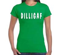 DILLIGAF DO I Look Like A GIVE | Funny | Novelty | Joke | T-Shirt Ladies TEE TOP