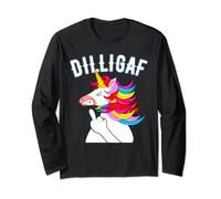 DILLIGAF Unicorn. Do Look Like I Give A F... Long Sleeve T-Shirt
