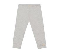 DILLING Baby cotton leggings - Light grey melange 9-12M