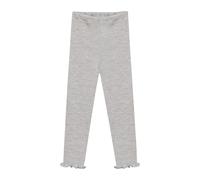 DILLING Baby Merino Wool Leggings With Frilled Edges Light grey 92