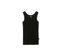 Dilling Children's 100% Organic Merino Wool Vest - 1x1 Smooth Knit, Mulesing-Free & Temperature Regulating - Unisex Tank Top for Boys & Girls, black, 158
