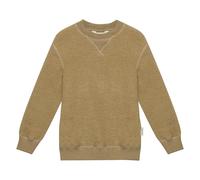 DILLING Children's merino wool fleece sweatshirt - Desert grass 5-6Y