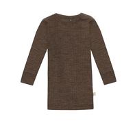 DILLING Long Sleeve top in Merino Wool for Baby - Chestnut Brown 2Y