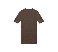 DILLING Merino Half Sleeve Shirt for Men - Organic Merino Wool, Hazelnut Brown, L