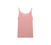 Dilling Pointelle Women's Merino Wool/Silk Tank Top, Mahogany Rose, 16