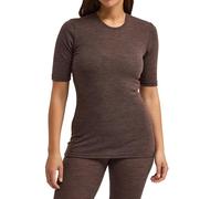 DILLING T-Shirt in Merino Wool - Chestnut Brown 10