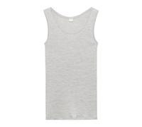 DILLING Tank top in 100% Organic Merino Wool for Women - Light Grey Melange 14