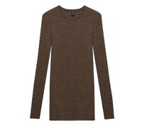 DILLING Women's Merino Wool Long Sleeve top - Chestnut Brown 12