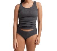 DILLING Women's merino wool midi briefs - Dark grey melange 12