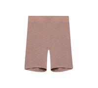 DILLING Women's Merino Wool Shorts, Thermal Underwear Made from 100% Organic Merino Wool, Breathable and Without Superwash, Sustainable Functional Underwear, Blusher-melange, 8
