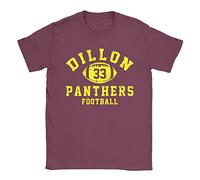 Dillion Panthers Mens T-Shirt Small Maroon Friday Night Lights Top Quote Cool Present Gift