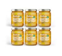 Dillon Organic - Chicory Fibre Syrup - Honey Alternative, Natural Sweetener - 90% Less Sugar - Diabetic, Keto & Paleo - High Fibre, Gut Friendly Prebiotic - 230g (Pack of 6)