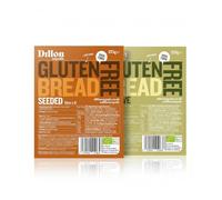 Dillon Organic Gluten-Free Bread Bundle | Seeded & Olive Bread - Sliced| Vegan, High Fibre, Low Carb, No Additives, Vegan, UPF Free | 2 x 275g