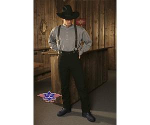 Dillon Stars & Stripes Black Western Pants
