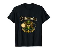 Dilluminati Pickleball Retro Eye Pickle Graphic T-Shirt