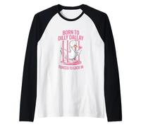 Dilly Dally Life Interrupted by Lock in Moments Raglan Baseball Tee