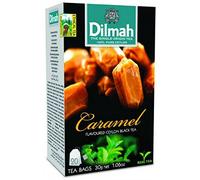 Dilmah Caramel Flavored Ceylon Black Tea - 20 Tea Bags - Sri Lanka Ceylon Dilmah Caramel Tea Real Tea