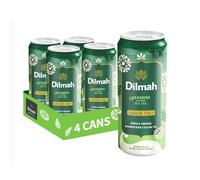 Dilmah Jasmine Iced Tea 330ml Can | Pack of 4 | No preservatives | Freshly Hand Picked Leaves | Natural Antioxidants | Pure Ceylon Black Tea | Ready to Drink Ice Tea