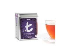 Dilmah T-Series Ceylon Cinnamon Spice Tea Bags - 20 Luxury Leaf Tea Bags | Ceylon Black Tea with Cinnamon Flavor | SpicedCinnamon Black Tea