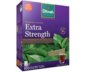 Dilmah Tea Bags Extra Strength Premium Single Origin, 100% Pure Ceylon Tea, No Additives, Ethically Grown & Packed in Sri Lanka