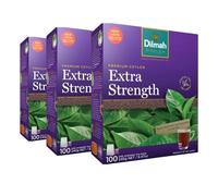 Dilmah Tea Bags Extra Strength Premium Single Origin Black Tea | Freshly Packed Premium Handpicked, Handcrafted 100% Pure Ceylon Tea, No Additives, Ethically Grown & Packed in Sri Lanka (Pack of 3)