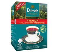 Dilmah Tea Bags | Premium Single Origin Freshly Packed Tea Bags, 100% Pure Ceylon Tea, Black Tea 200 Tea Bags, No Additives, Ethically Grown & Packed in Sri Lanka
