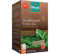Dilmah Tea Premium Decaffeinated Ceylon Tea | 50 Bags, Decaf Tea Bags | Caffeine-Free