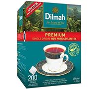 Dilmah Tea | Tea Bags - Black Tea | Freshly Packed Premium Single Origin, Handpicked | Handcrafted 100% Pure Ceylon Tea, No Additives, Ethically Grown & Packed in Sri Lanka (200 Tea Bags)