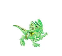 (Dilophosaurus C) Jurassic Dinosaur Building Blocks Park Compatible Major Brand