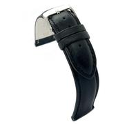 diloy Calf Leather Watch Strap smooth watchband 26mm 28mm 30mm 32mm 34mm 36mm 38mm 40mm Ref. 302EA Black 26mm