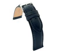 diloy Calf Leather Watch Strap smooth watchband 26mm 28mm 30mm 32mm 34mm 36mm 38mm 40mm Ref. 302EA Navy Blue 30mm