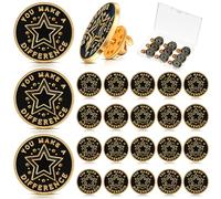 Dilunave 24 Pcs Employee of the Month Lapel Pin Employee Star Recognition Pins Staff of the Month Badge Appreciation Gifts or Award Employees Staff Team Gift Coworkers Reward